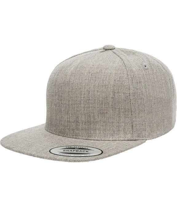 Street Sports Shoes YP5089 - Yupoong Adult 5-Panel Structured Cap | Heather Grey